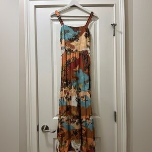 Desert Print Maxi Dress